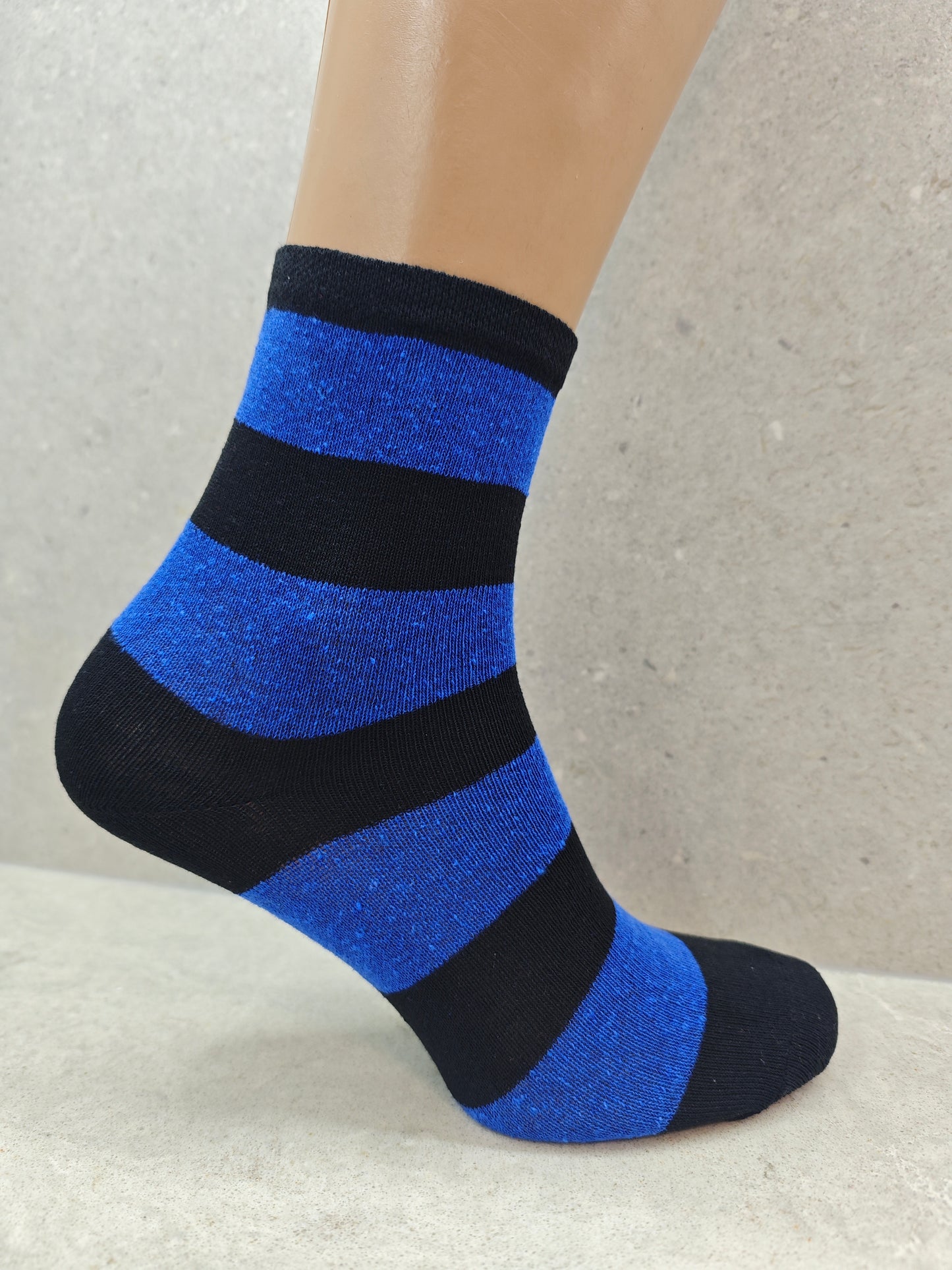 Womens Colourful Striped Socks Pack Of 6 12 24 Pairs UKsize 4-7