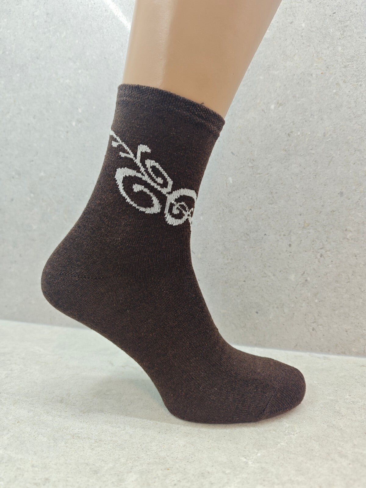 Set of 6 Pairs Women’s Tattoo Pattern Socks – Stylish & Comfortable Crew Socks