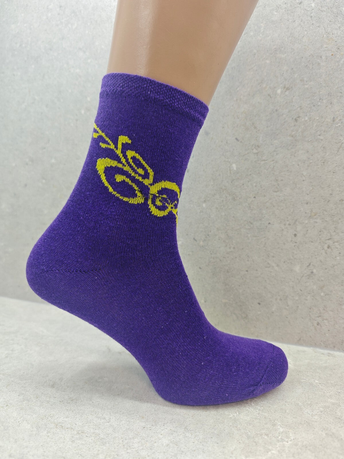 Set of 6 Pairs Women’s Tattoo Pattern Socks – Stylish & Comfortable Crew Socks